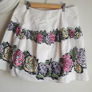🤑🔥FINAL SALE🔥AnnTaylor loft floral skirt 8/ M